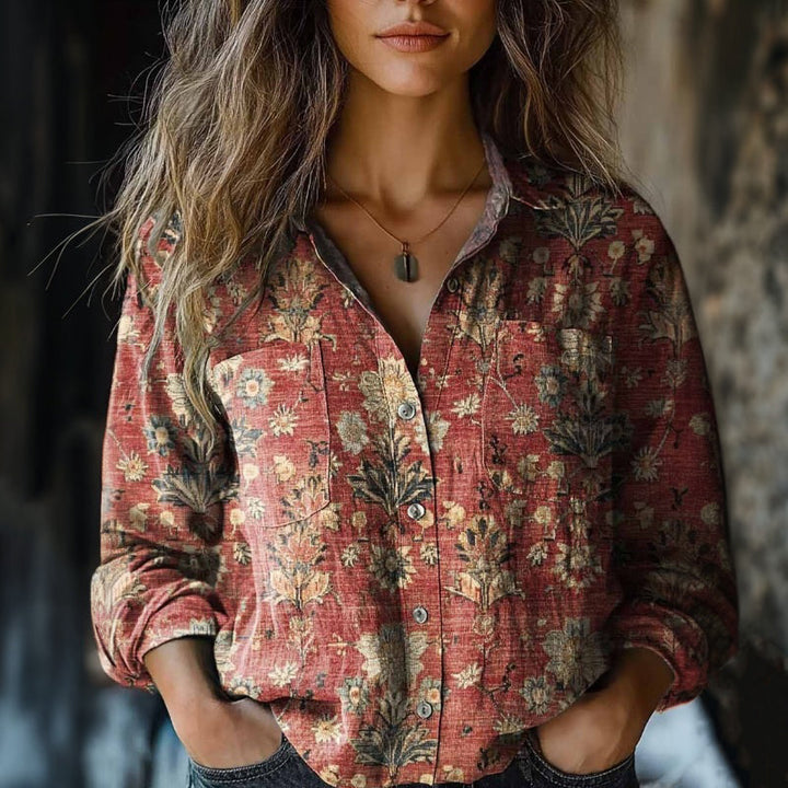 JOSEPHINE – THE ELEGANT SILKY BUTTON-UP SHIRT