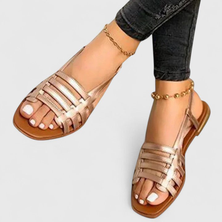 ELLA – STRAPPY FLAT SANDALS