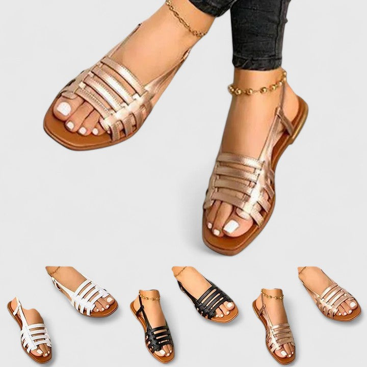 ELLA – STRAPPY FLAT SANDALS