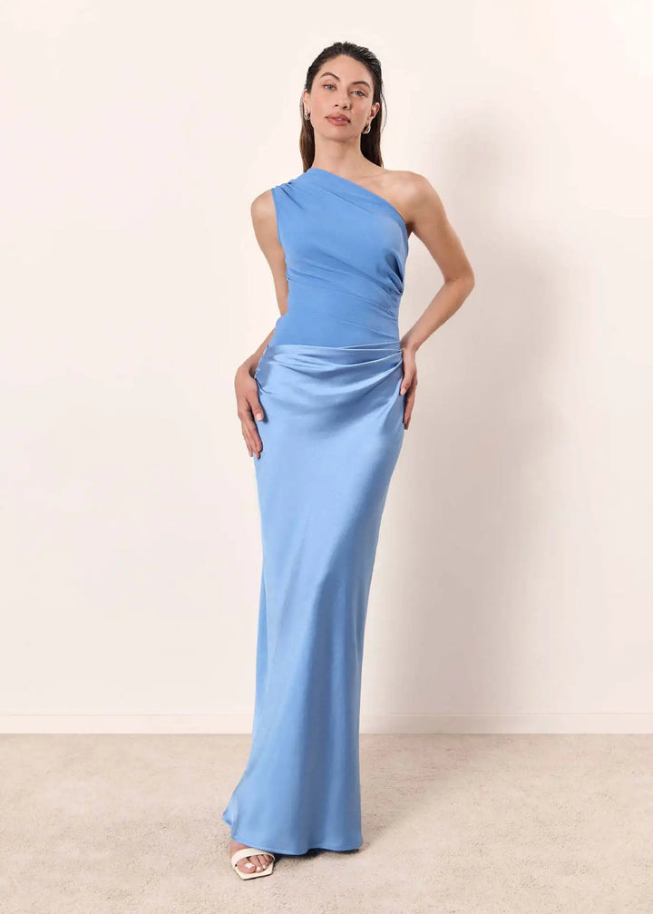 GABRIELLE – ONE-SHOULDER ELEGANT EVENING GOWN