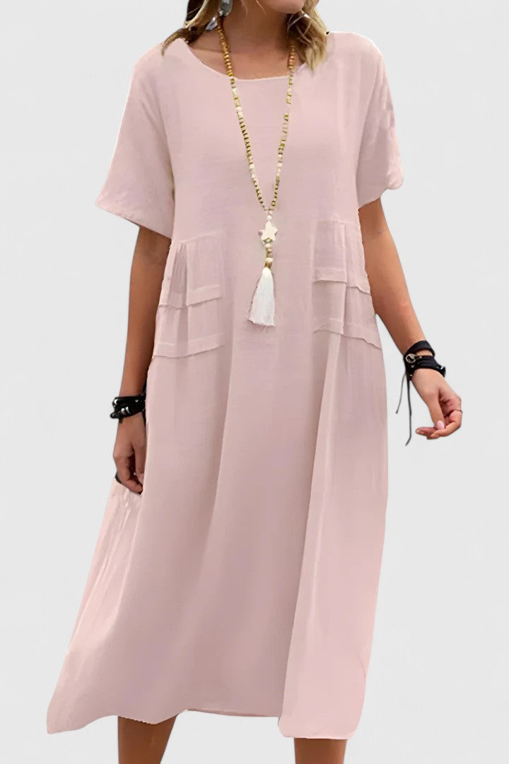 ELIZABETH – RELAXED ELEGANCE MIDI DRESS
