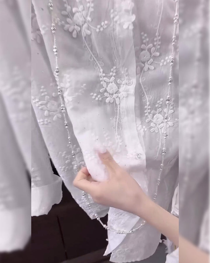 GRETA – EMBROIDERED BUTTON-DOWN SHIRT