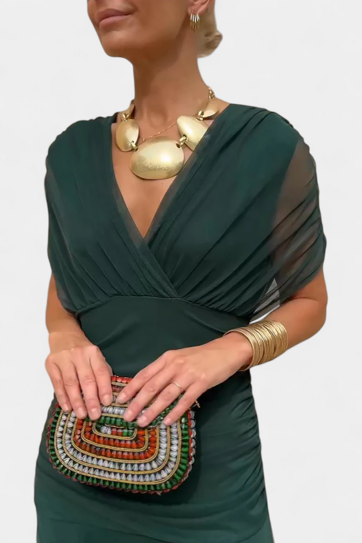 FIONA – ELEGANT OFF-SHOULDER EVENING DRESS